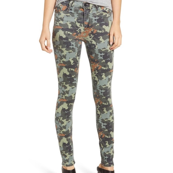 Hudson Jeans Green Barbara High Waist Skinny Jeans - Picture 2 of 4